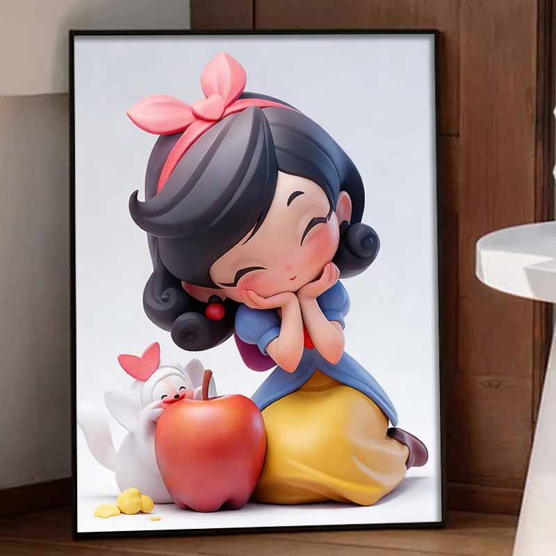 Disney Diamond Painting Set Snow White Classic Home Decor Craft, Perfect Handmade DIY Gift Idea
