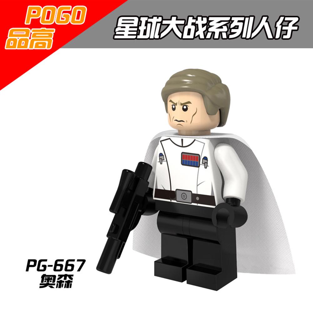 Building Block Toys Star Wars Rogue One Minifigure Han Solo Obi-wan Plastic Assembled Building Blocks Minifigures Toy