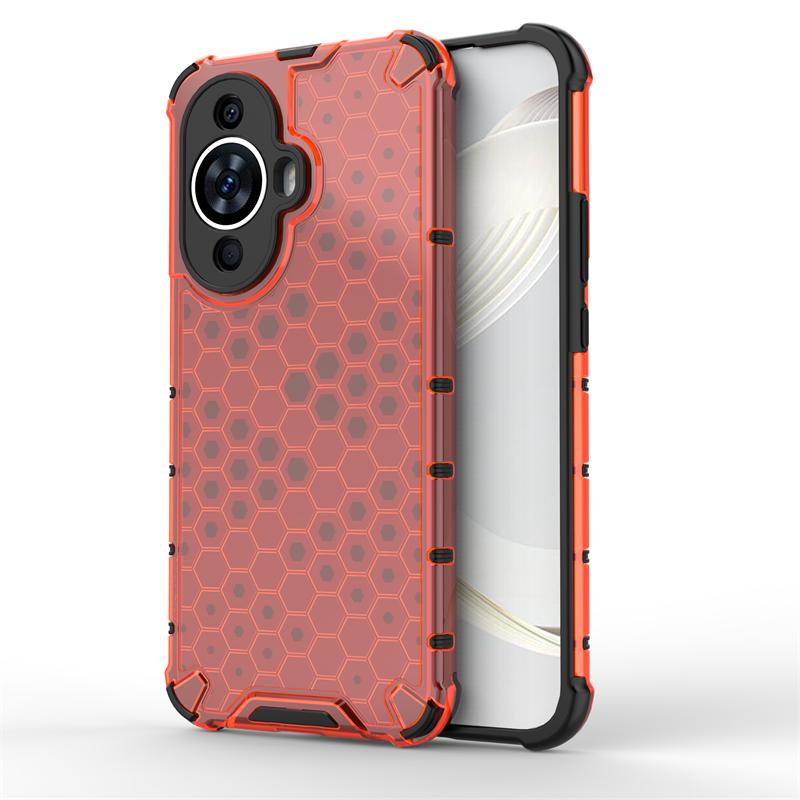 Shockproof Transparent Case For Huawei Nova 12S Bumper Honeycomb Armor Case For Huawei Nova 12S Case Cover For Huawei Nova 12S