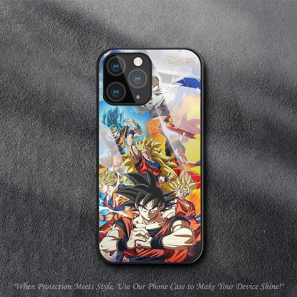 Anime-Dragon-Ball Monkey Case For iPhone Samsung Galaxy Redmi Note S 17 16 15 14 13 20 24 25 54 Pro Max Ultra Fe Air Tempered Glass Cover