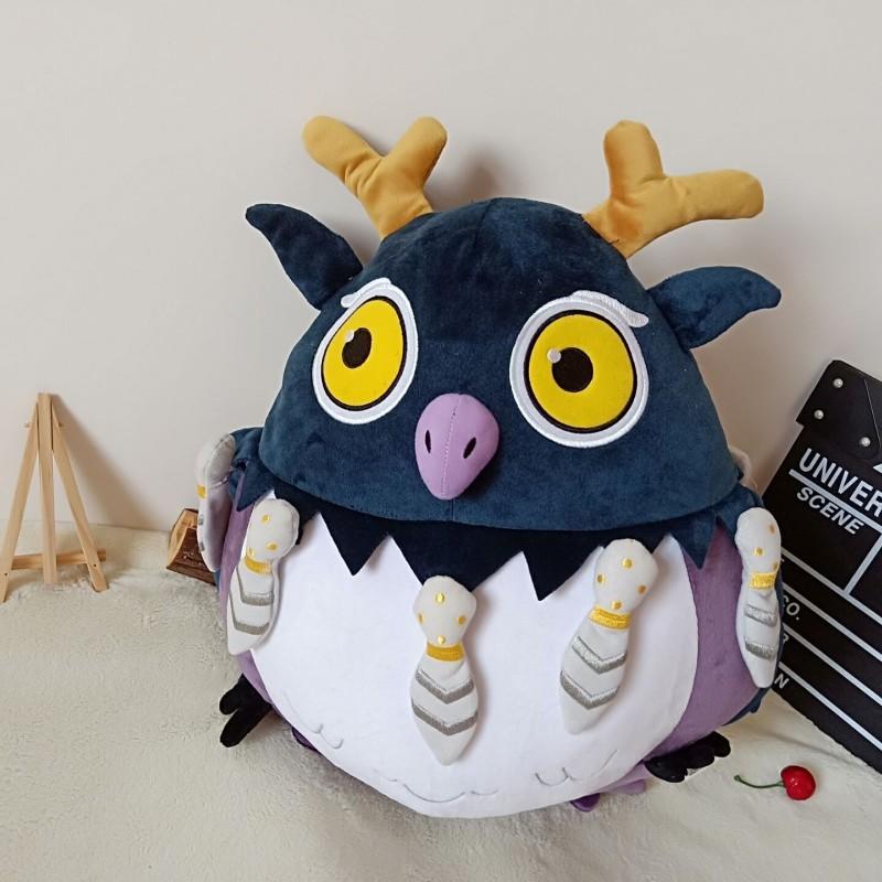 

45cm WOW Moonkin Hatchling Plush Toys Cartoon Stuffed Animal The Alliance Horde Warcraft Anime Throw Pillow Room Decor Cos Props 45cm