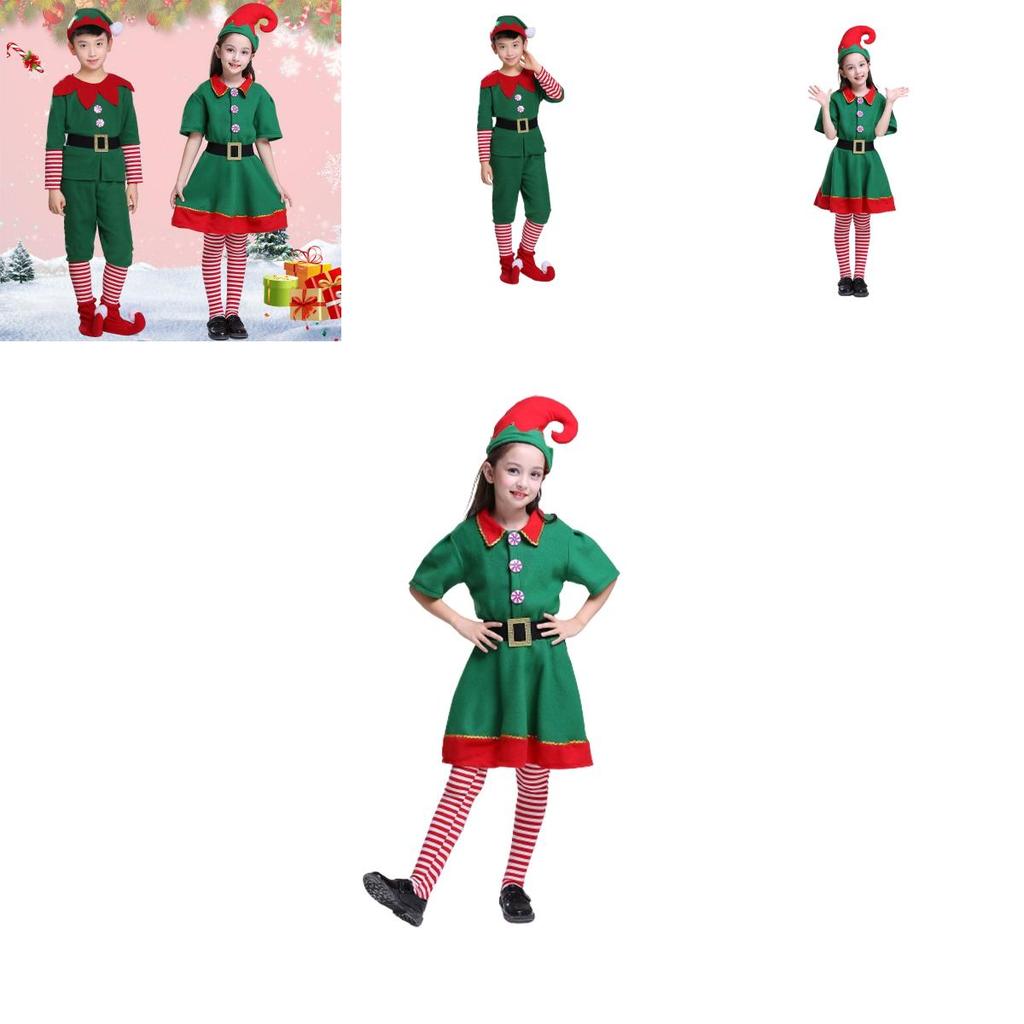 Robust Christmas Elf Cosplay Costume Set For Xmas Parties Fancy Dress Role Play