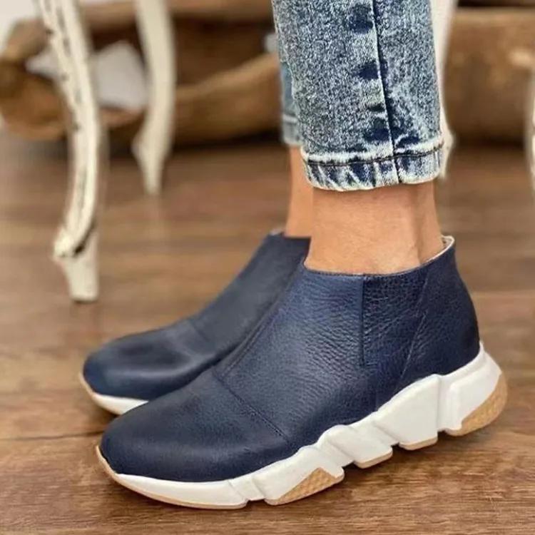 Fashion Women Arch Spupport Boots Short Plush Warm Femme Boots Winter Waterproof Women Shoes Ankle PU Women Boots