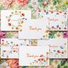 12Pcs Bohemian Wildflower Greeting Card with Envelope - Floral Thank You Card for Wedding, Birthday Party, Blank Note Card
