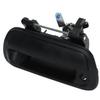 Comfortable-Grip Primed Black Rear Tailgate Door Handle Replacement, Made of PC, ABS, and Metal for Tundra 2000-2006