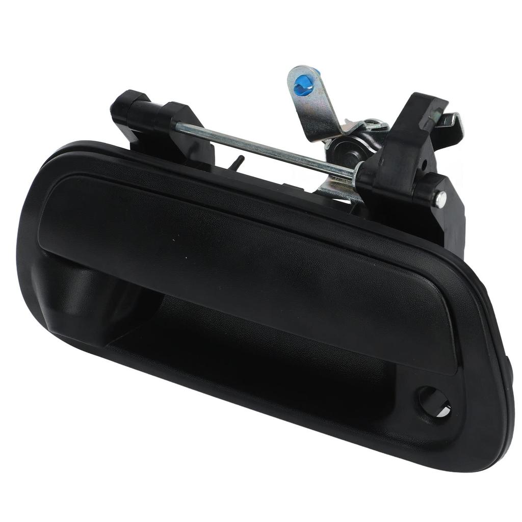 Comfortable-Grip Primed Black Rear Tailgate Door Handle Replacement, Made of PC, ABS, and Metal for Tundra 2000-2006