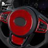 Real Soft Carbon Fiber Steering Wheel Wrap for Toyota Supra GR A90 A91 MK5 2019 2020 2021 2022 2023 2024 2025 Car Interior Decor