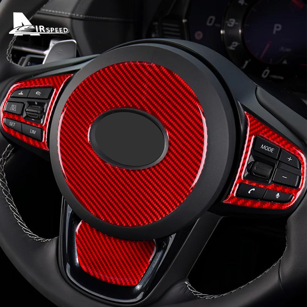 Real Soft Carbon Fiber Steering Wheel Wrap for Toyota Supra GR A90 A91 MK5 2019 2020 2021 2022 2023 2024 2025 Car Interior Decor