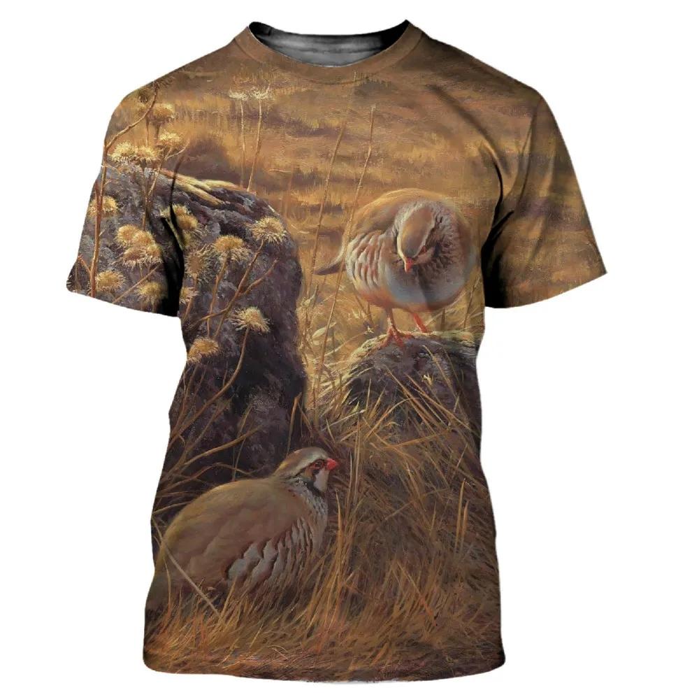 Camiseta Camuflaje Animal Caza Infantil Verano Niños Cuello Redondo Camisetas Moda Tops Camisetas Camiseta Infantil Exterior