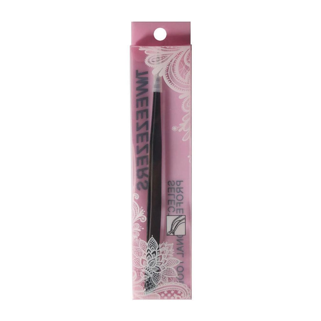 Dual-Ended Nail Art Tool: Pressing Stick, Rhinestone Clip, Silicone Anti-static Tweezers