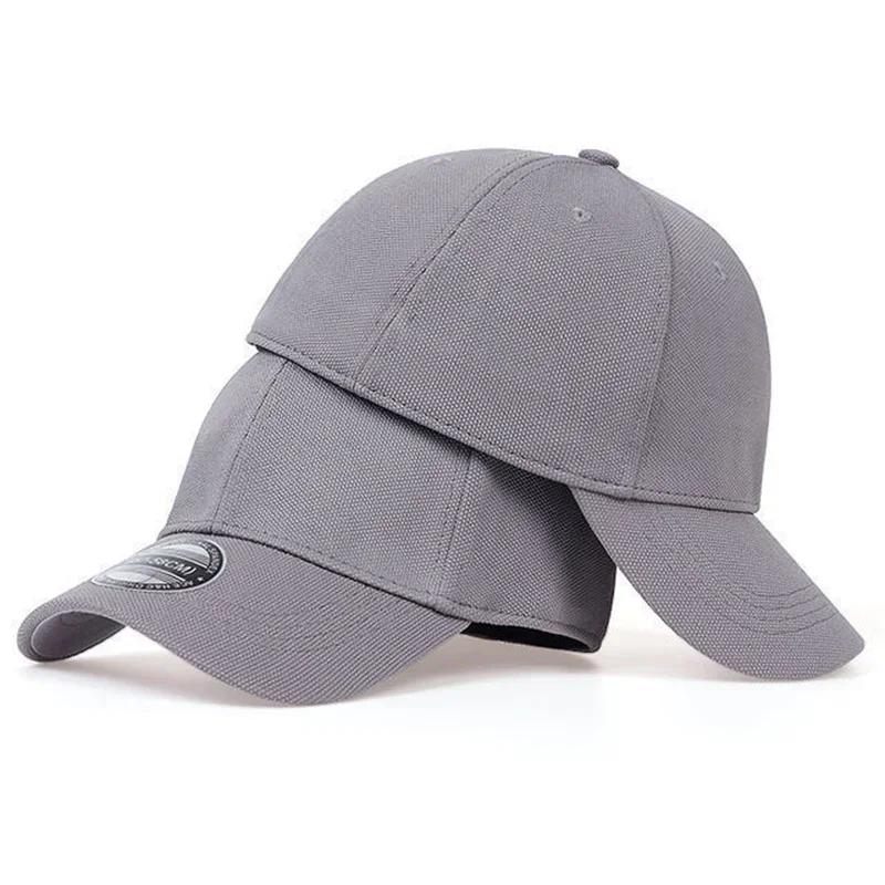 High Quality Baseball Cap Man Fitted Closed Full Cap Mesh Cap Outdoor Breathable Sports Cotton Sun Male TruckerHat Gorras Hombre