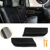 Fit 2009-2015 Pilot Rear Honda Door Cover Armrest Panels Black Microfiber Lether