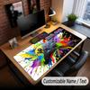 Game Controller Theme Custom Mouse Pad Personalized With Name Text Customized Desk Mat For Office Home Decor