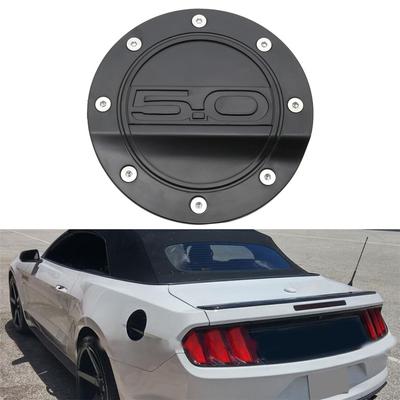 For Ford Mustang GT 2015-2018 Car Fuel Filler Door Cover Gas Tank Cap Black