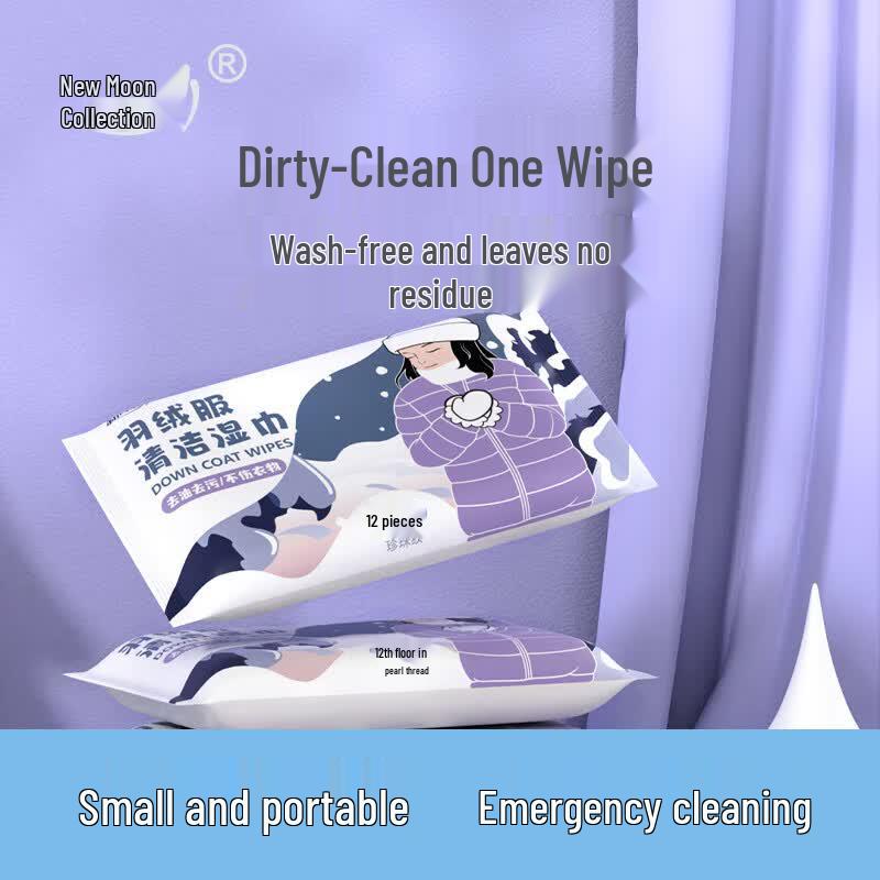 No-Rinse Down Jacket Cleaning Wipes