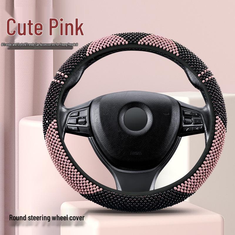 

HD Деревянные Кошачьи Ушки Чехол на Руль - Спортивный, Милый Мультяшный Дизайн для Всех Сезонов 36cm Small