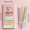 10/12pcs, Birthday Candles, Candy Color Birthday Party Photo Props, Rainbow Cake Decorations, Anniversary CakeCandles