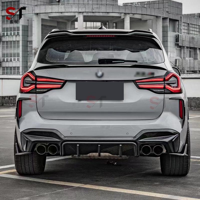 2022 BMW X3M F97 Carbon Fiber Rear Bumper Lip Diffuser Kit