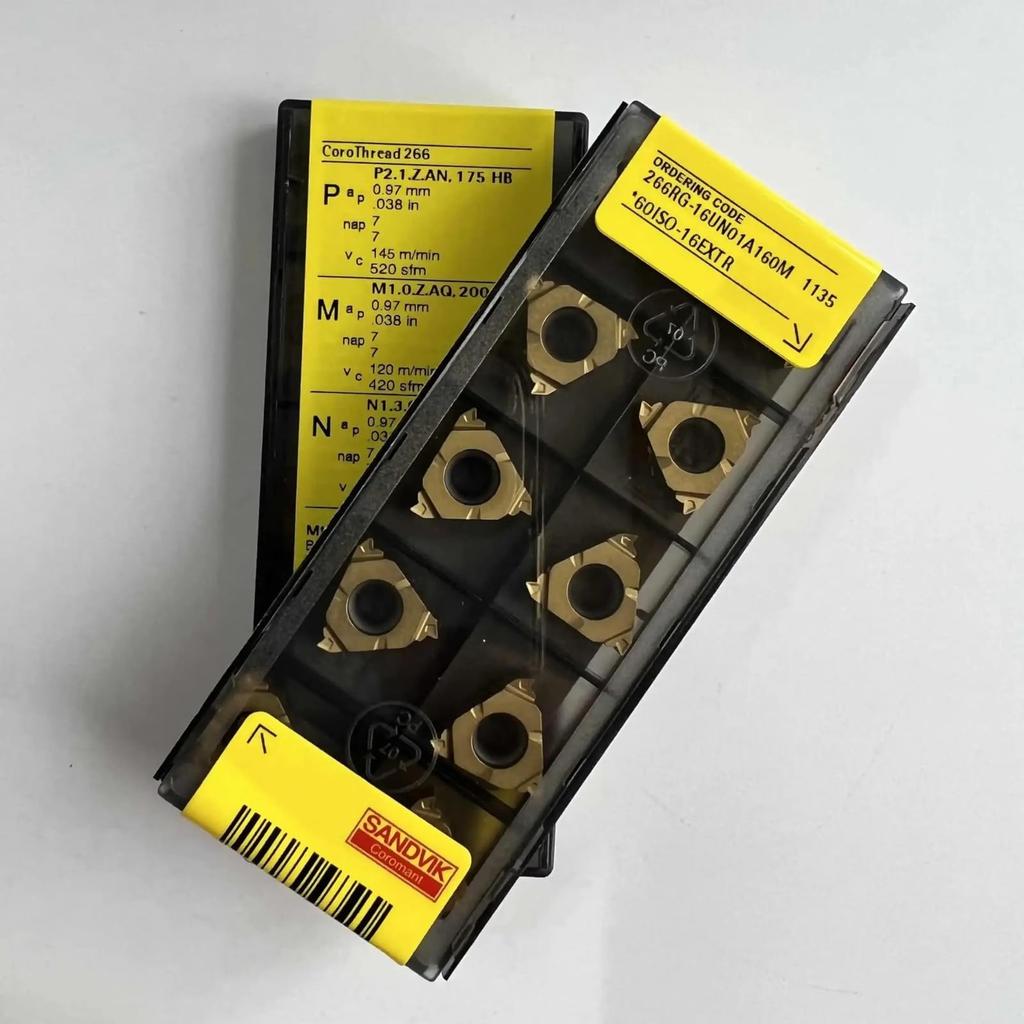 Original Sandvik / 266RG-16UN01A160M 1135 /Carbide CNC Blade 10 PCS