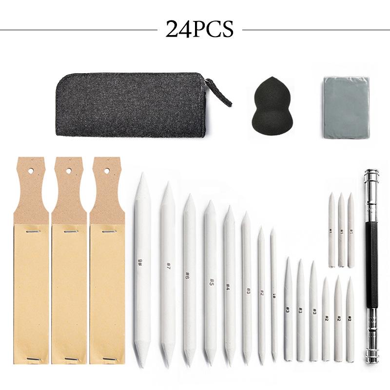 16-Piece Eternal Pencil Set: No Sharpening Needed with Eraser & Lead Art Tools