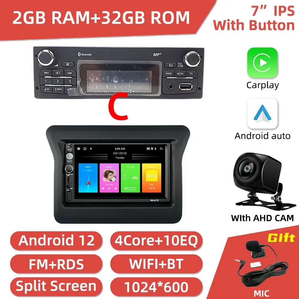 7" Carplay Car Radio For Nissan N400 Opel Movano Renault Master III 3 2010 - 2019 2 Din Android Stereo Multimedia GPS Autoradio