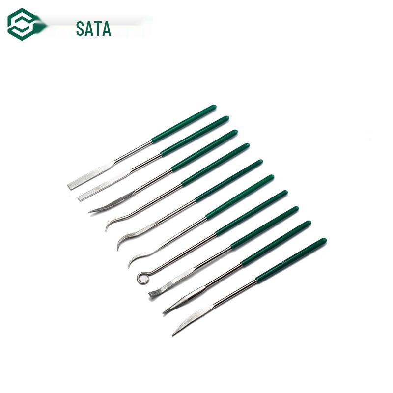 SATA 10-Piece Diamond Assorted File Set 3x140MM