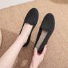 Women's Breathable Mesh Shoes Anti Slip Flat Bottomed Shoes for Middle-aged and Elderly Mothers Shallow Mouth Single Shoes