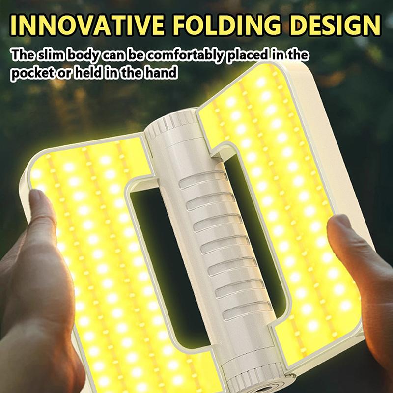 Outdoor Led Solar Camping Light 2200Mah Portable Tent Lantern Emergency Waterproof Hanging Lights Lighting Long Battery Life
