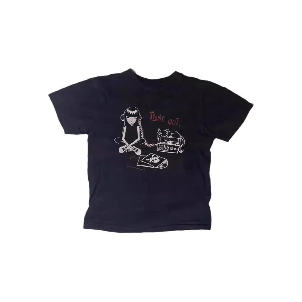 Y2K Retro Spicy Girl Harajuku Cannibal Corpse Japanese Vintage T-Shirt