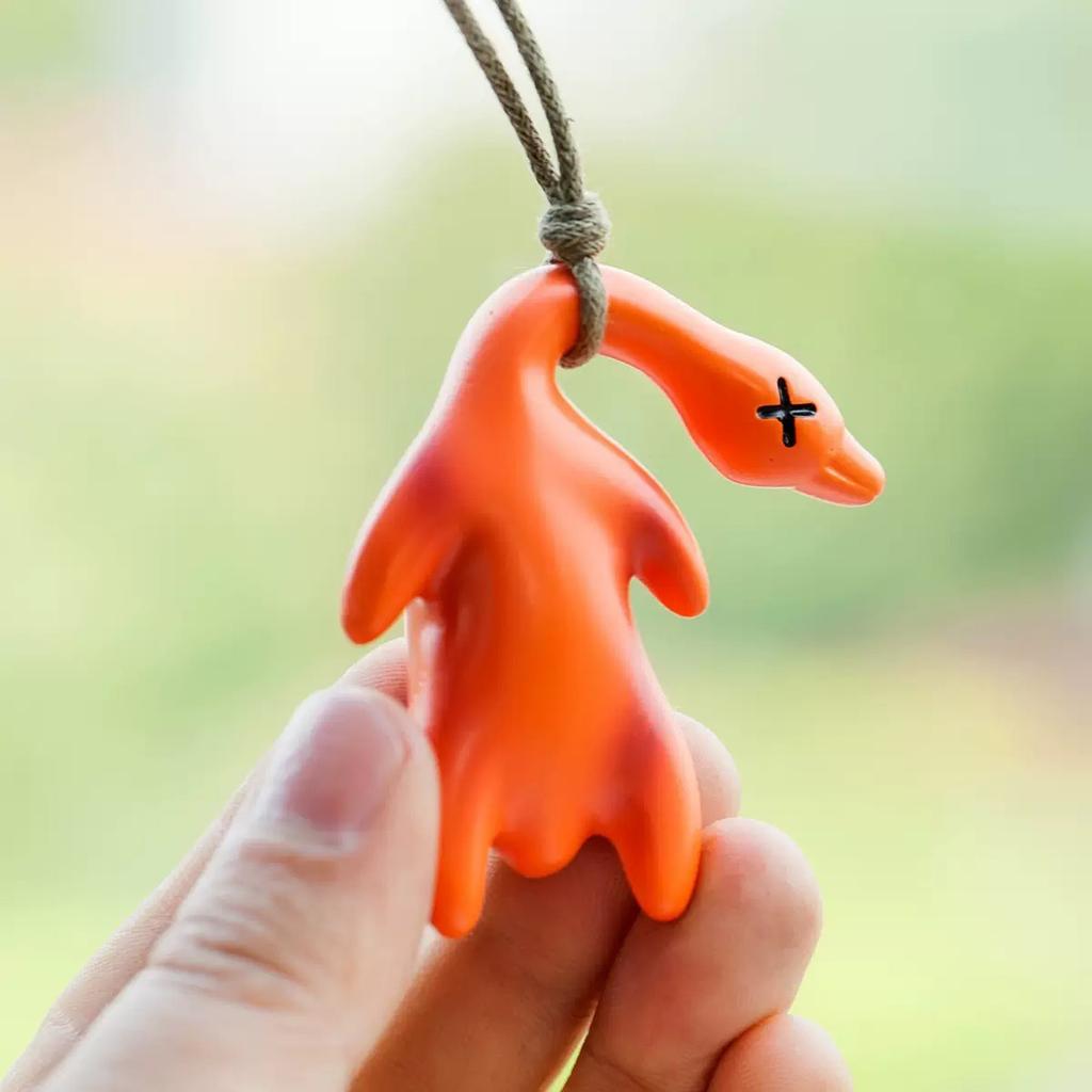 Transformative Car Pendant Duck Swings Gently While Driving Portable for A Playful Touch In Any Vehicle's Interior