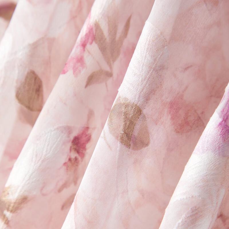Qiusui Yiren Summer Floral Strappy A-Line Dress