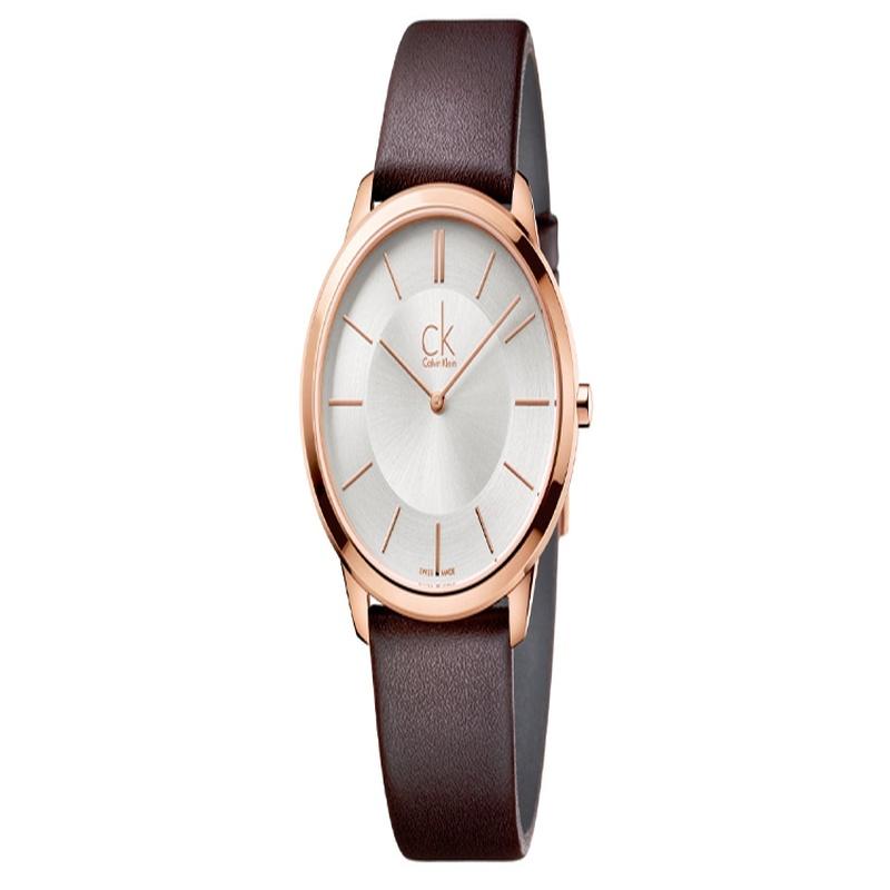 CALVIN KLEIN watch quartz movement leather