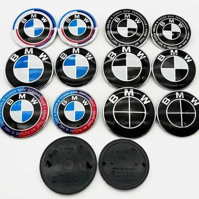 For BMW Hot 2025 Car Front Hood Emblem Logo Rear Trunk Badge for BMW E36 E46 E53 E90 E60 E61 E93 E87 X1 X3 X5 X6 F30 F20 F10 Z3