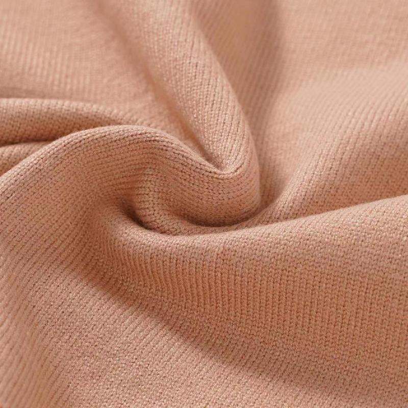 Women S Casual Long Sleeve Pullover Knit Sweater Button Edge Basic Top