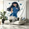 Aitana Name Wandteppich Ästhetischer Wandbehang Bedruckter Stoffdecke Dekorative Wandteppiche für Schlafzimmer Wohnzimmer Heimdekoration