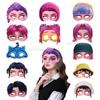 A 12pcs Kpop Demon Hunters Mask Birthday Party Cosplay Party Pography Props Decorations Girls Boys Halloween Party Gifts