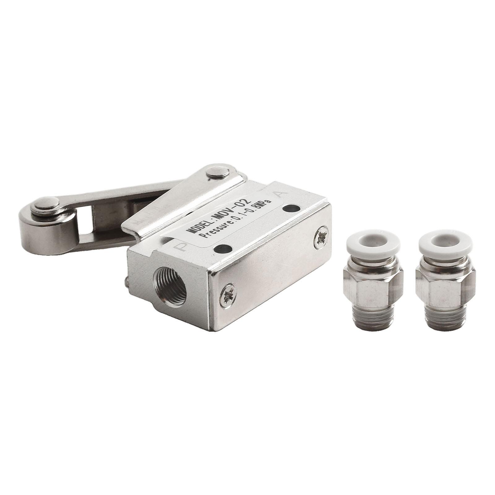 

Роликовий пневматичний механічний клапан NC OnOff для надійного керування MOV02