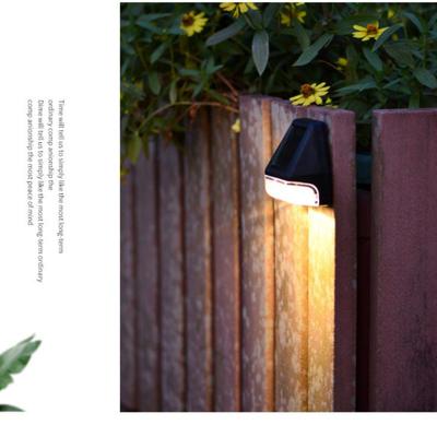 Solar Lamp Porch Lights Waterproof LED Wall Lamps Decor Outdoor Garden Stair Fence Patio Luminous Wall Washing Lamp Lighting