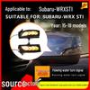 Subaru WRX STI 15-18 Rearview Mirror Dragon Scale Sequential Turn Signal Light with Blue DRL