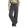 Women's Wide Leg Lined Sweatpants Loose Straight Casual Jogger Pants
