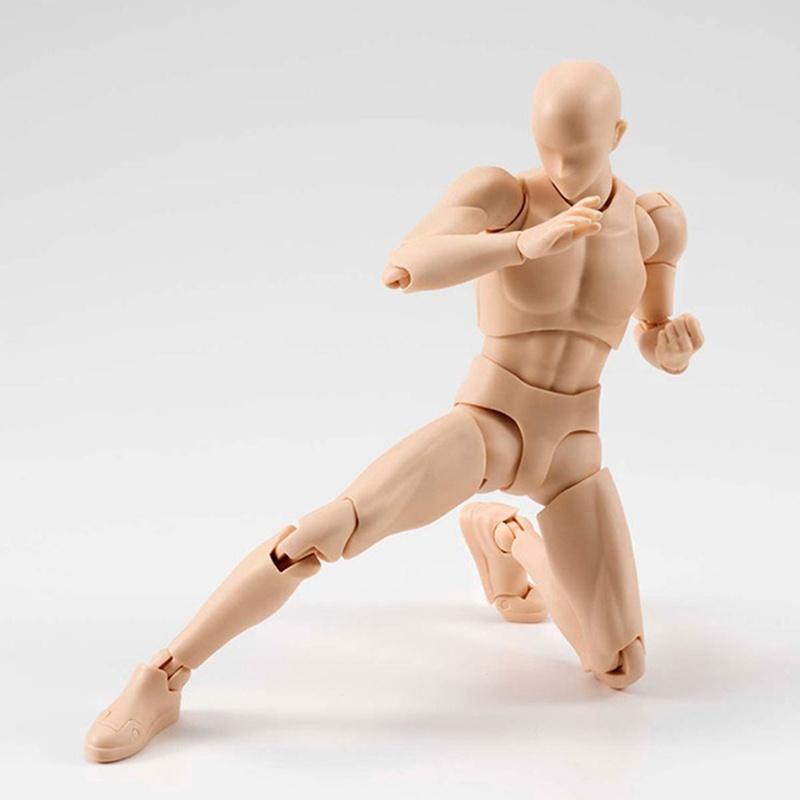 Human Drawing Model Female & Male Body Art Figure Display Sculpture Sketching Craft