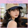 Embroidered Letter Baseball Cap With Wide Brim Sun Hat For Men Women