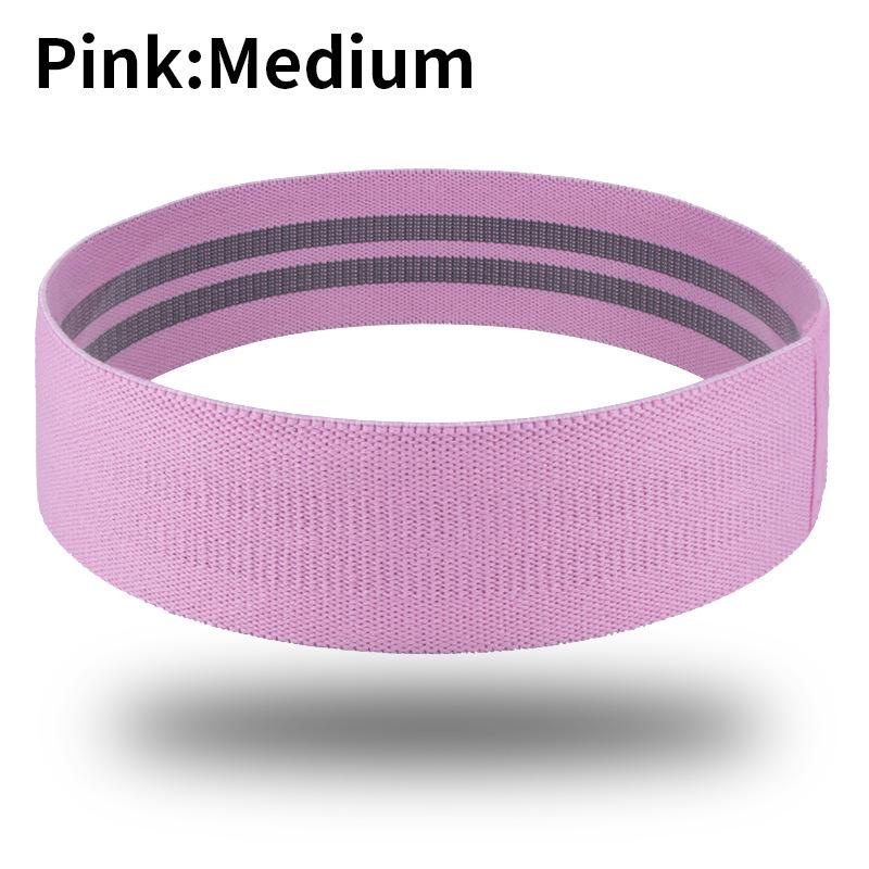 Women's Elastic Glute Trainer: Circle Hip Resistance Band for Squat, Yoga, and Strength Training.