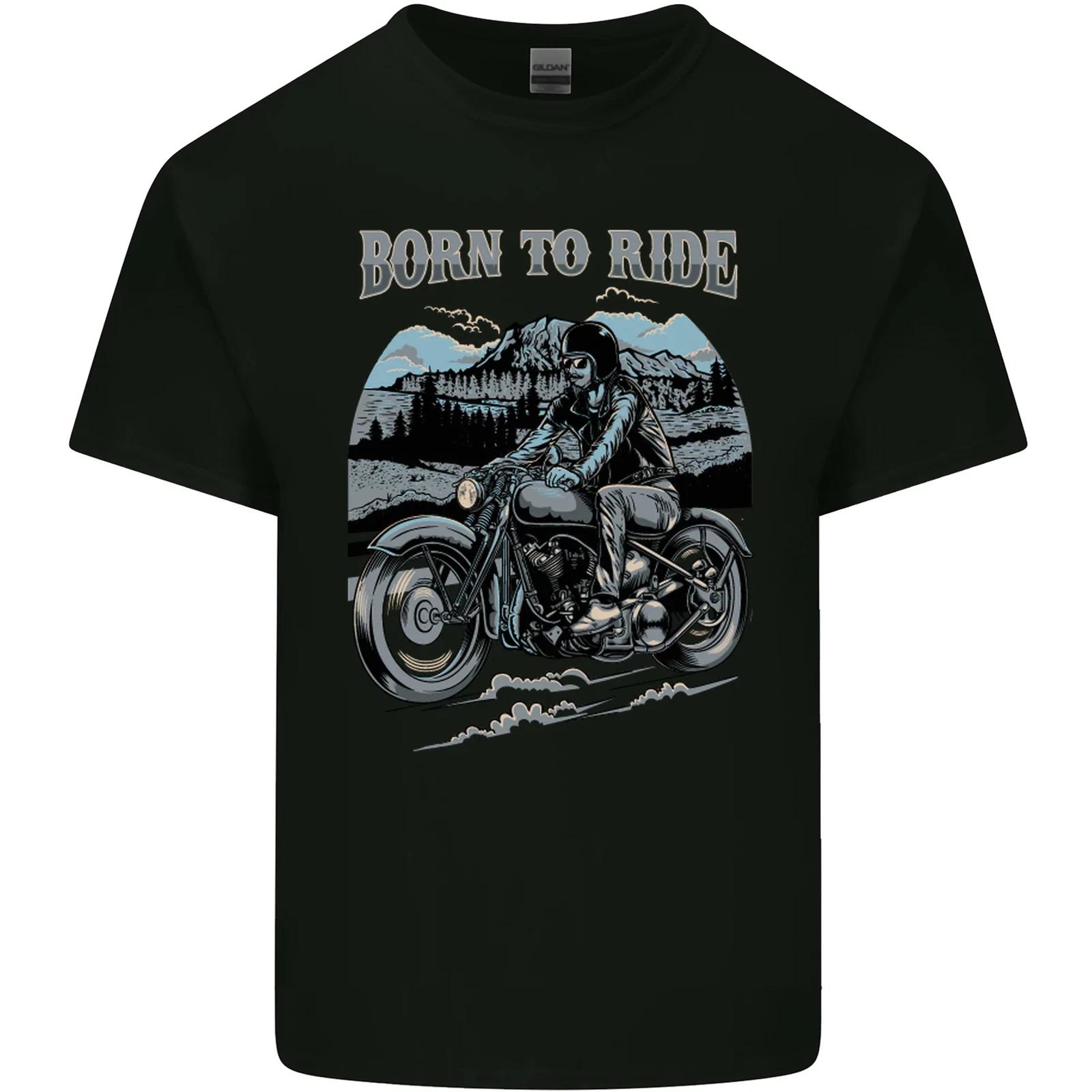 Born to Ride Motorbike Motorcycle Biker Kids T-Shirt Childrens 3XL