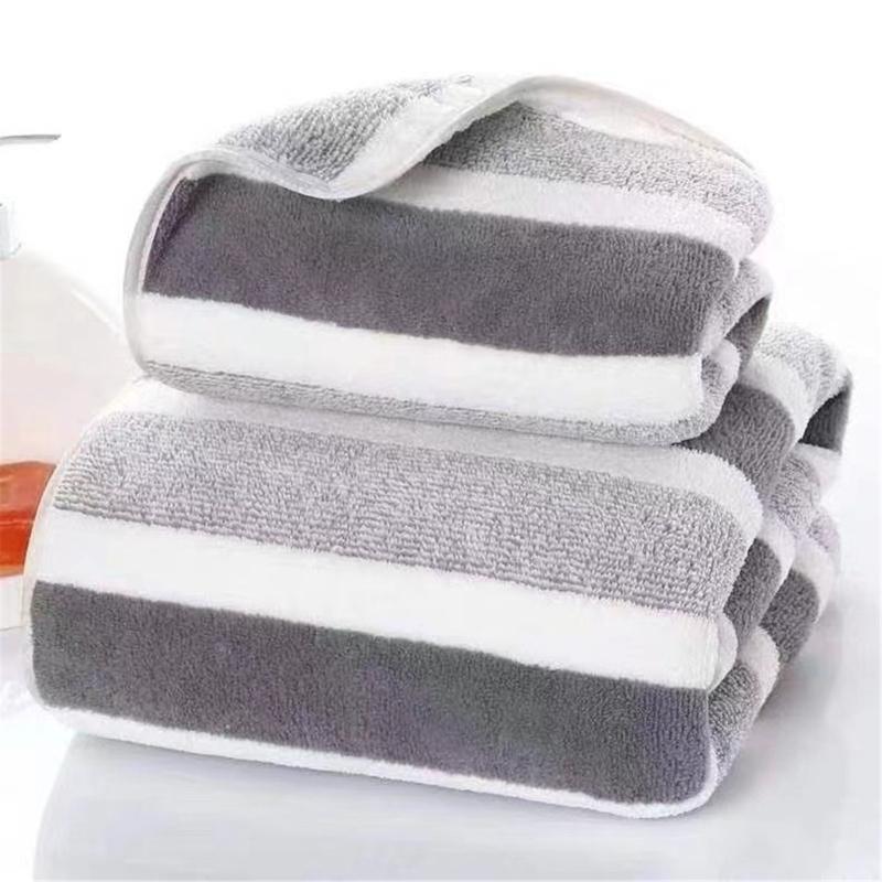 Large Corals Fleece Hand Towel Super Absorbent Thick Bath Towel Comfortable Beach Towel