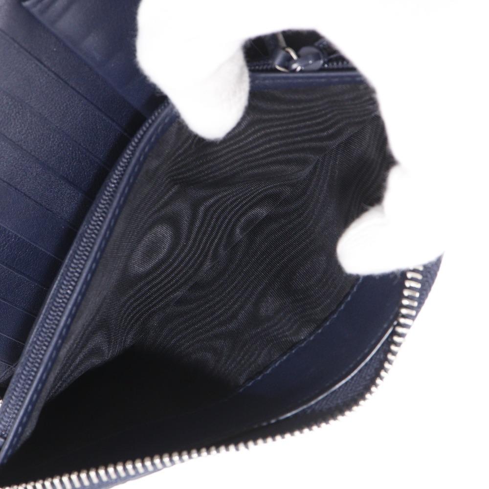 GUCCI Organizer GG Purse 391465 outlet black Sima leather mens Used