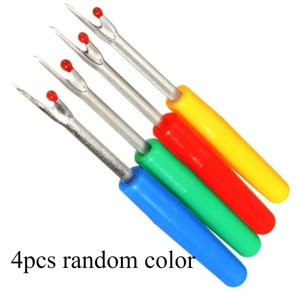 

4pcs X Пластикова ручка Розпушувач швів Розпушувач Ниткообрізувач Швейний інструмент