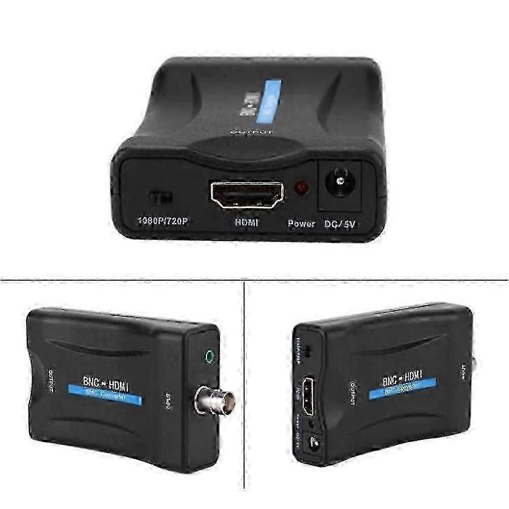 BNC to HDMI Converter Adapter Female CVBS BNC HDMI Coax 1080P Output HDCP Hook Security Camera DVRs