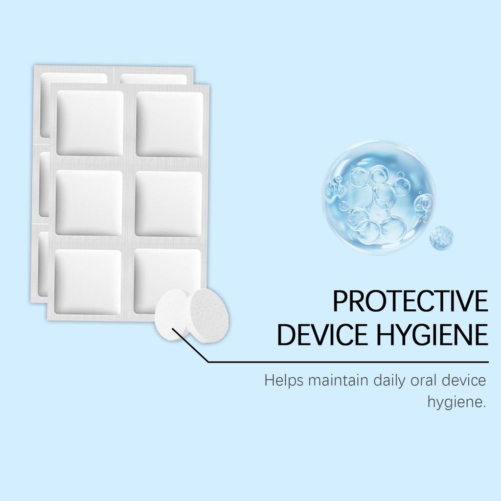 Denture Cleaning Effervescent Tablets: Daily Cleaning of Denture Dirt and Stains, Denture Care Effervescent Tablets