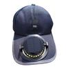 Solar Powered Cooling Hat Adjustable USB Rechargeable Fan Breathable Fabric For Outdoor Hiking Beach